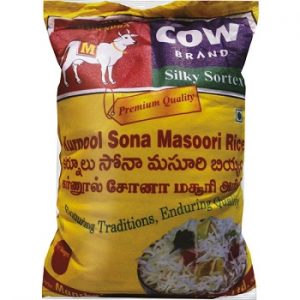 Cow Brand Sona Masoori Rice - 20kg/10kg