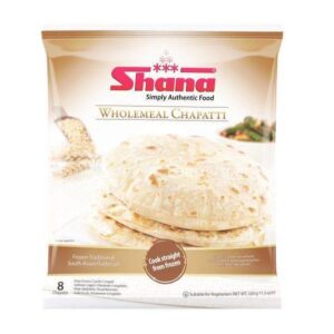 Shana Frozen Wholemeal Chapatti Family Pack, 800g