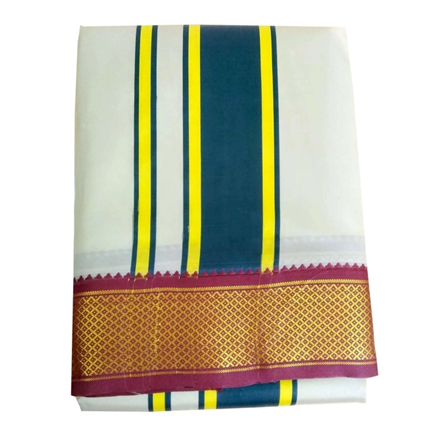Stylesindia Artsilk Dhoties for Men - Image 2