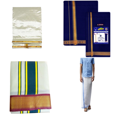 Stylesindia Artsilk Dhoties for Men