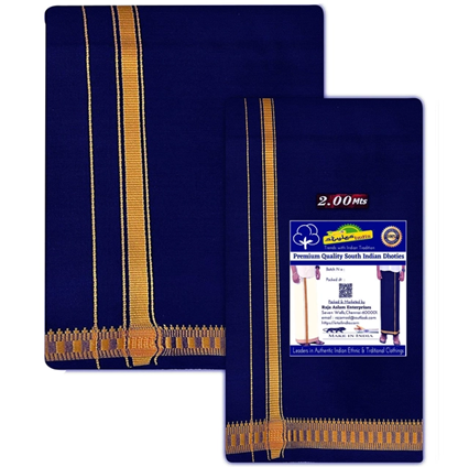 Stylesindia Artsilk Dhoties for Men - Image 8