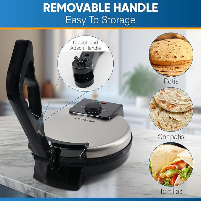 StarBlue 25.4cm Roti Maker Machine - Image 4