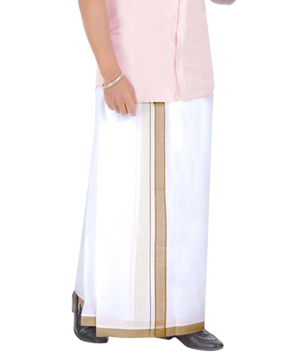 Stylesindia Artsilk Dhoties for Men - Image 5