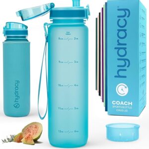 Hydracy Water Bottle with Time Marker